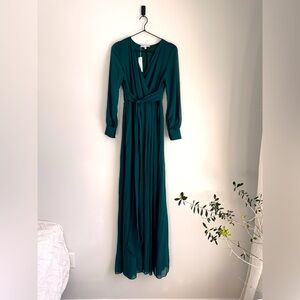 Lydia Maxi Dress | Hunter Green - XS